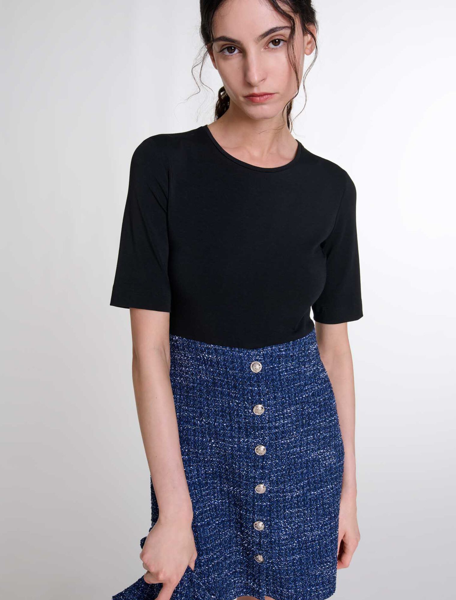 2-in-1 Tweed-Kleid
