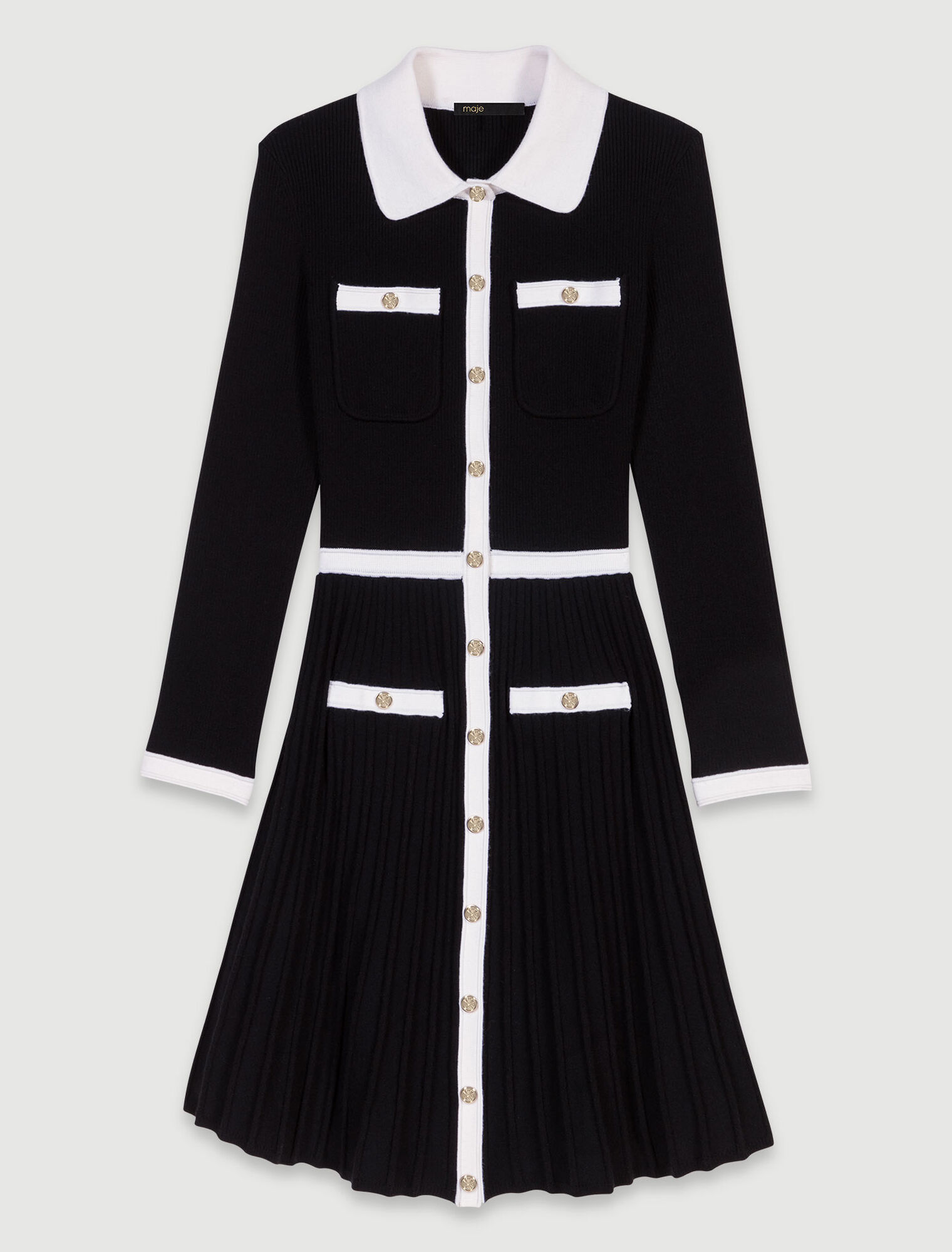 Kurzes Strickkleid