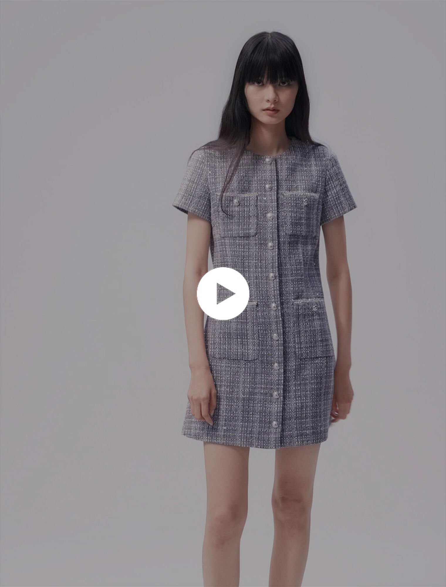 Tweed-Kleid