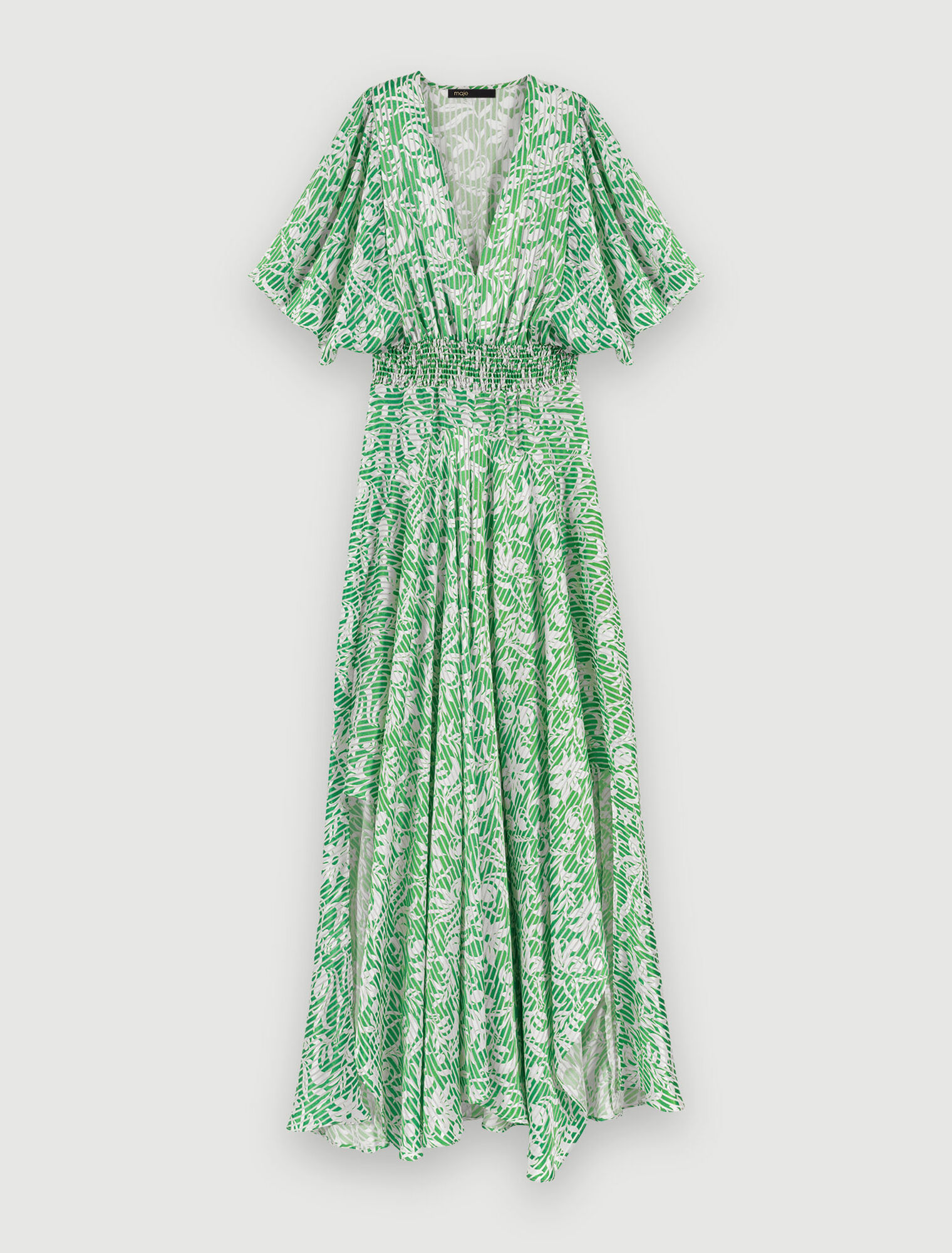 Asymmetrisches, langes Kleid