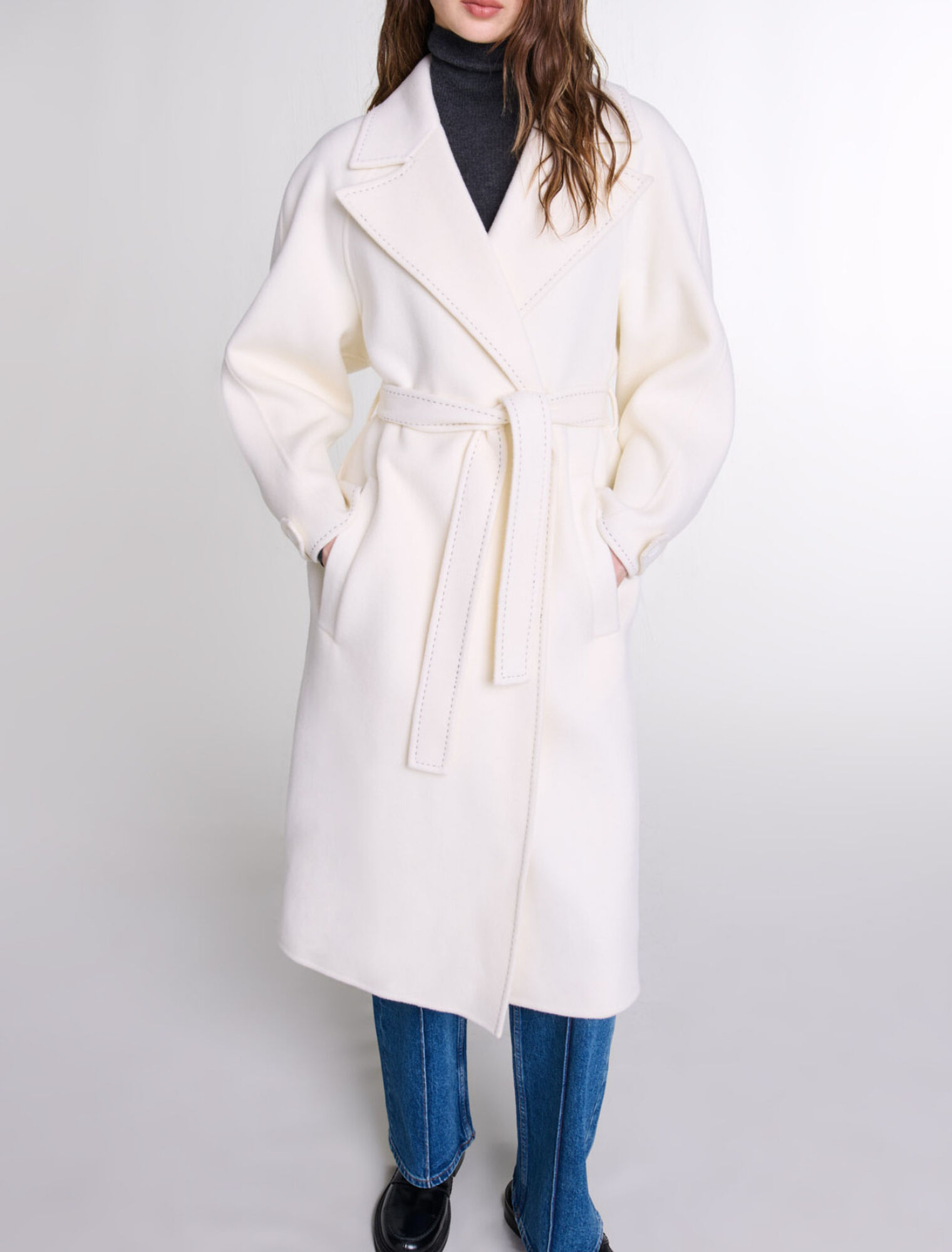 Halblanger Doubleface-Mantel