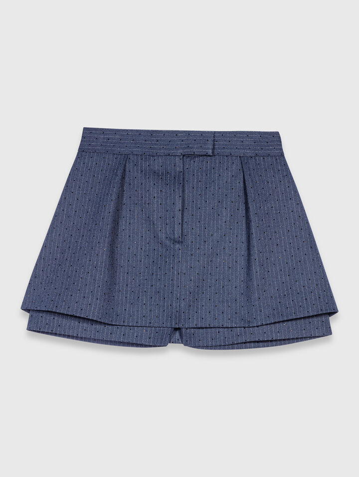 Shorts mit Strass
