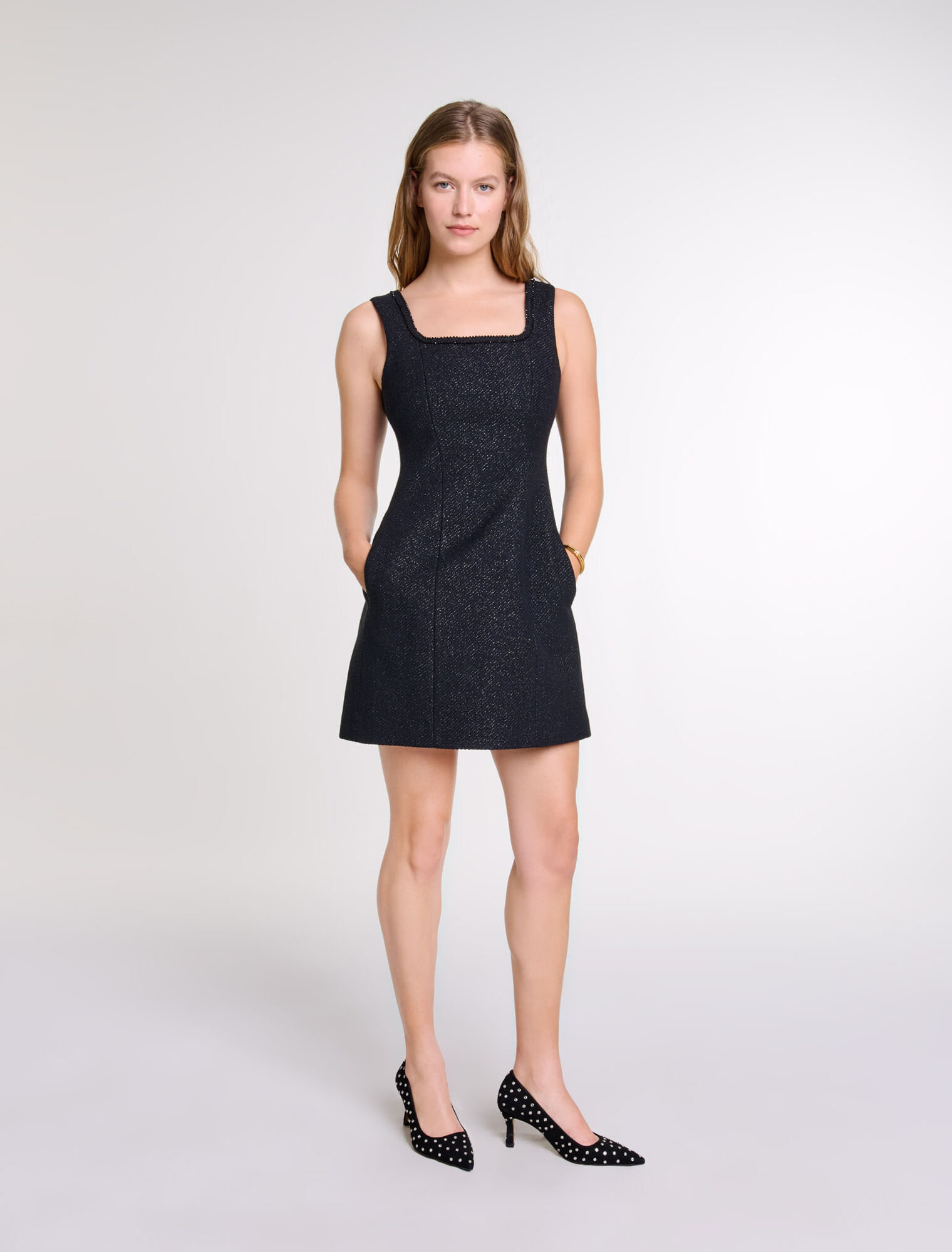 Kurzes Strasskleid