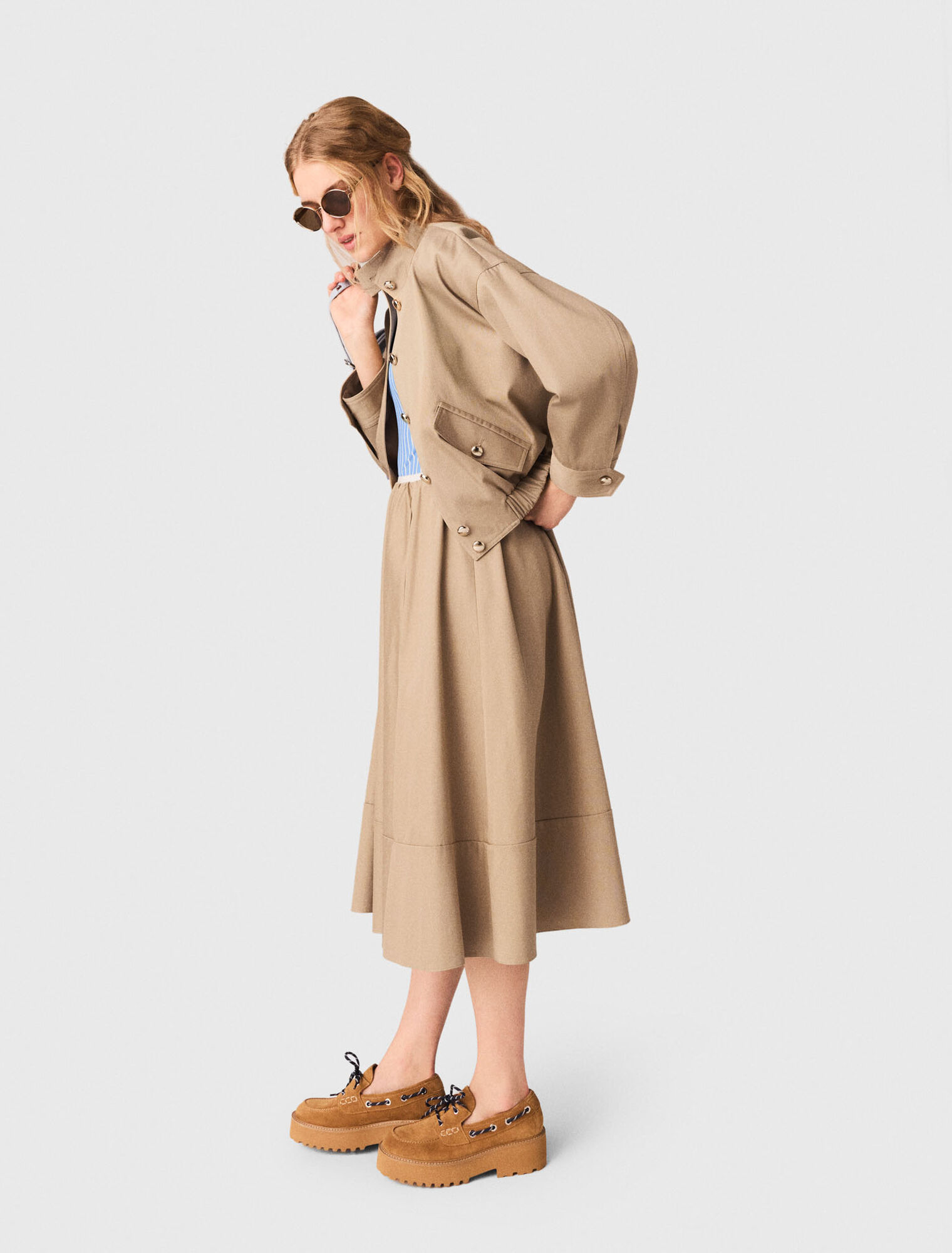 Bomberjacke aus Baumwolle