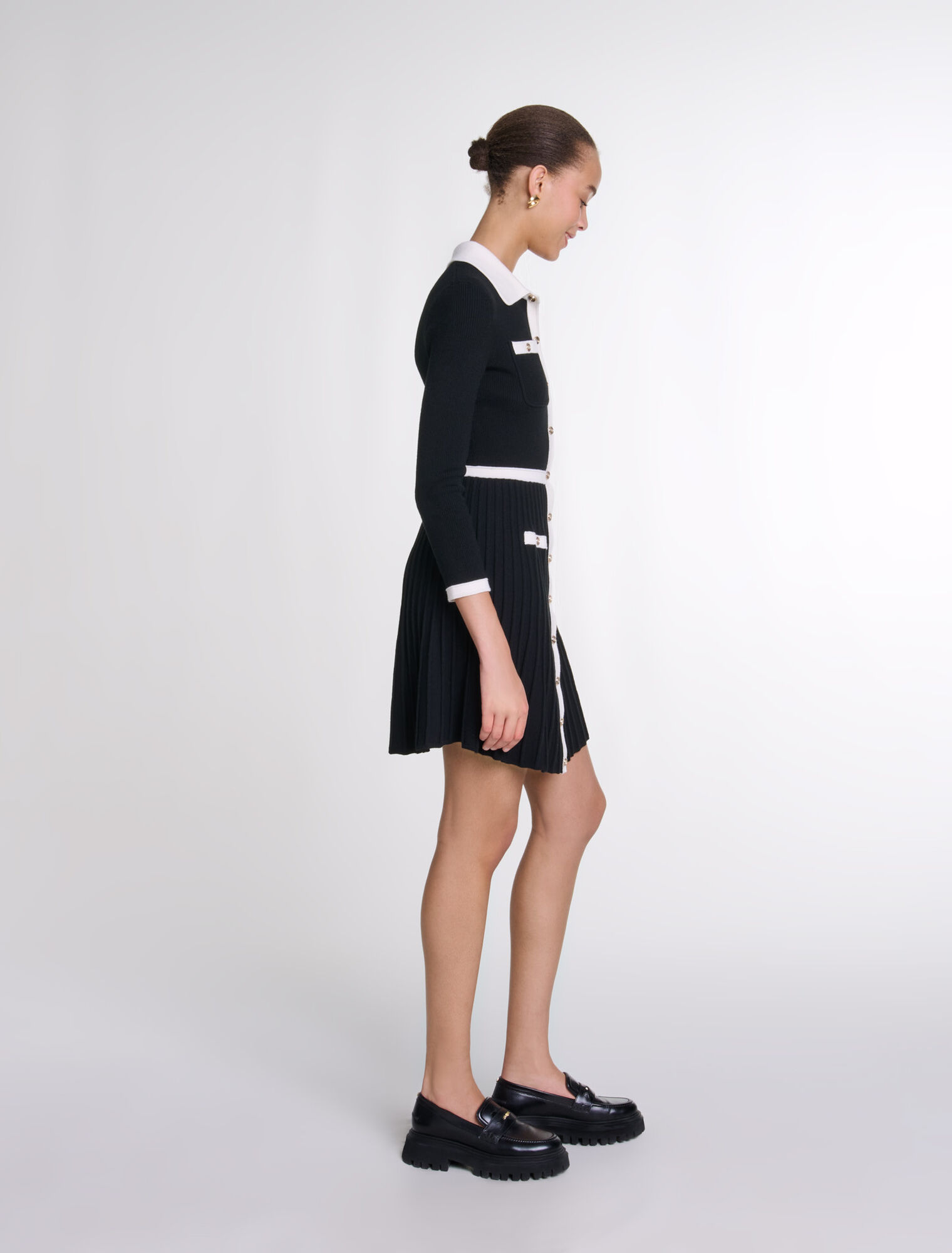 Kurzes Strickkleid