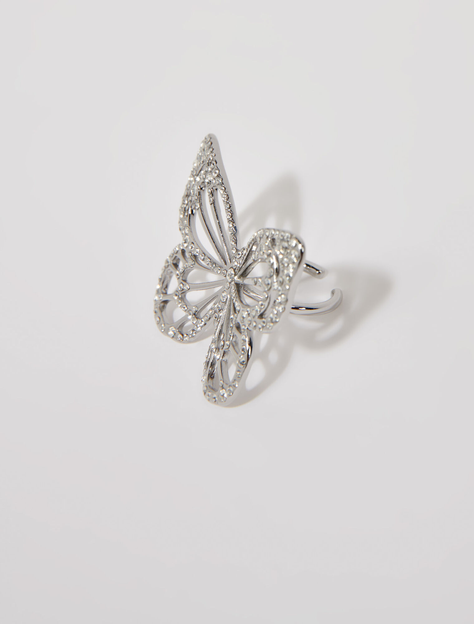 Schmetterlingsring mit Strass