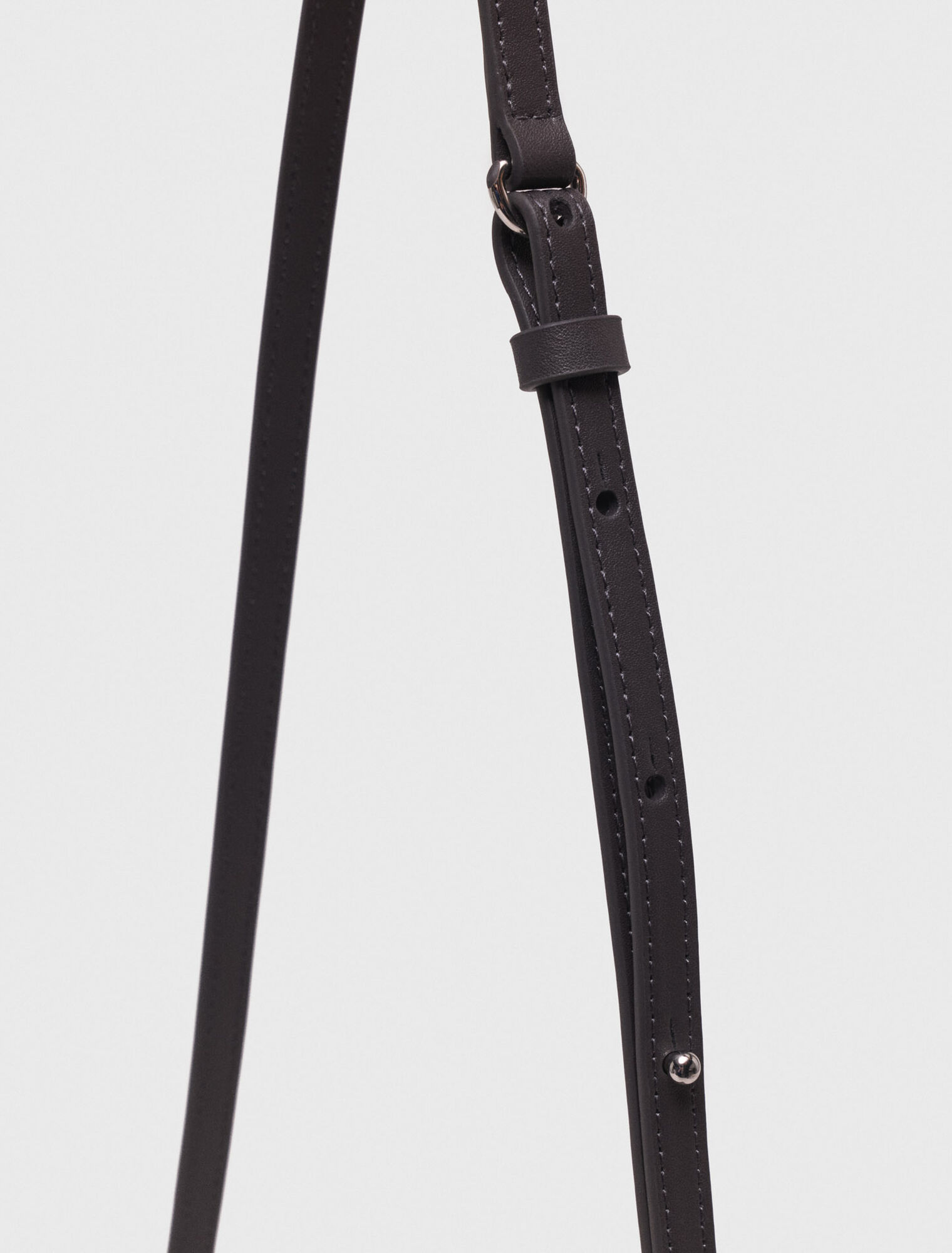 M-Tasche aus Wildleder mit Fransen