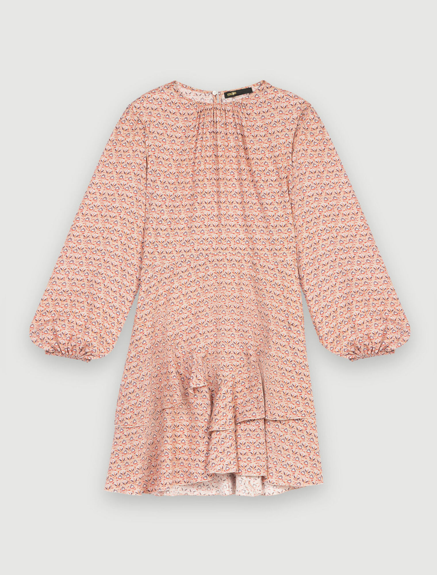 Bedrucktes Kleid aus Viskose