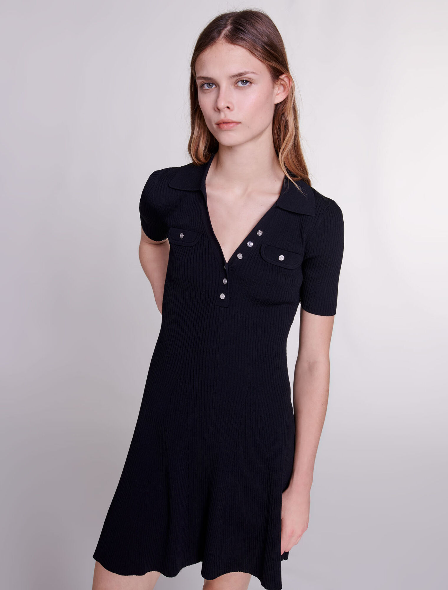 Kurzes Strickkleid