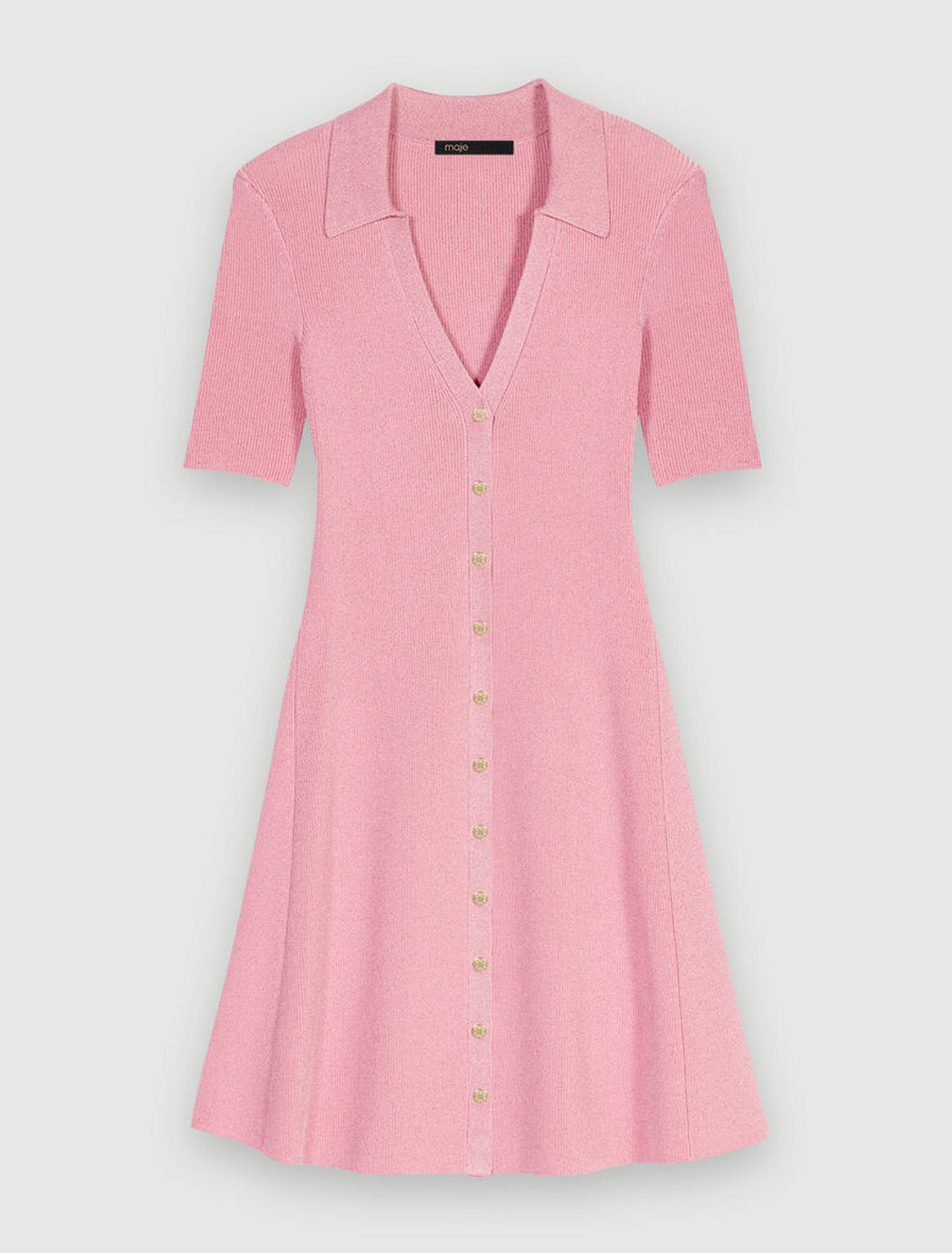 Jerseykleid aus glitzerndem