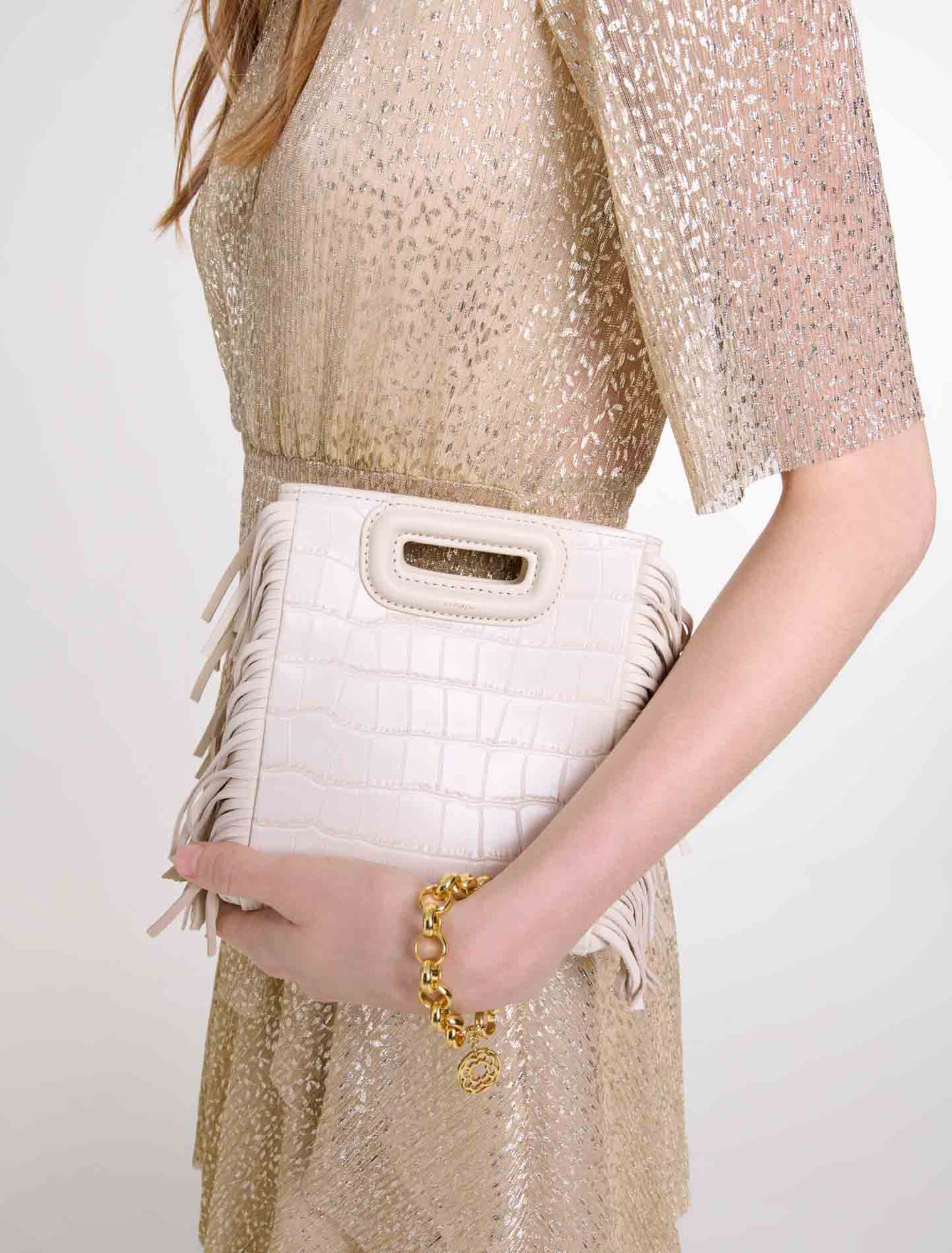M-Tasche aus Krokodilleder
