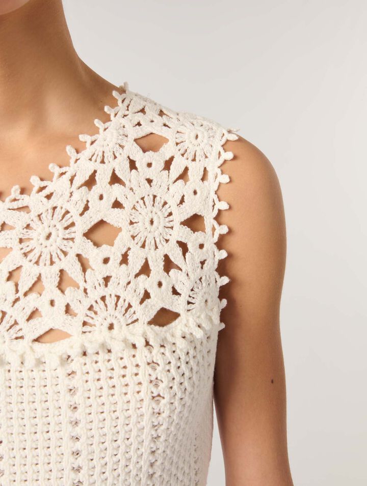 Kurzes Häkelkleid