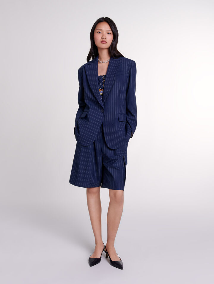 Gestreifter Blazer