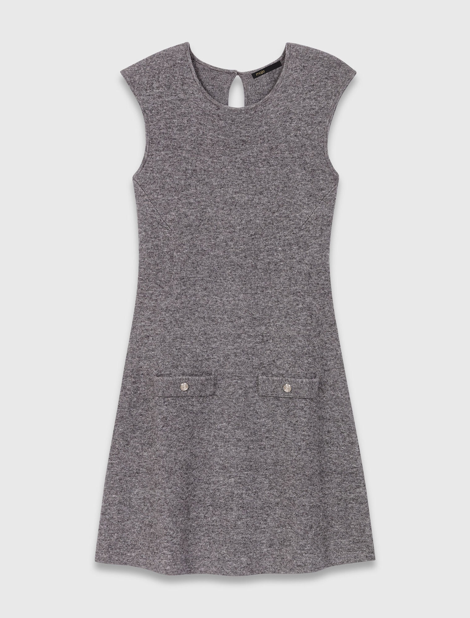 Strickkleid mit abnehmbarem Pulli