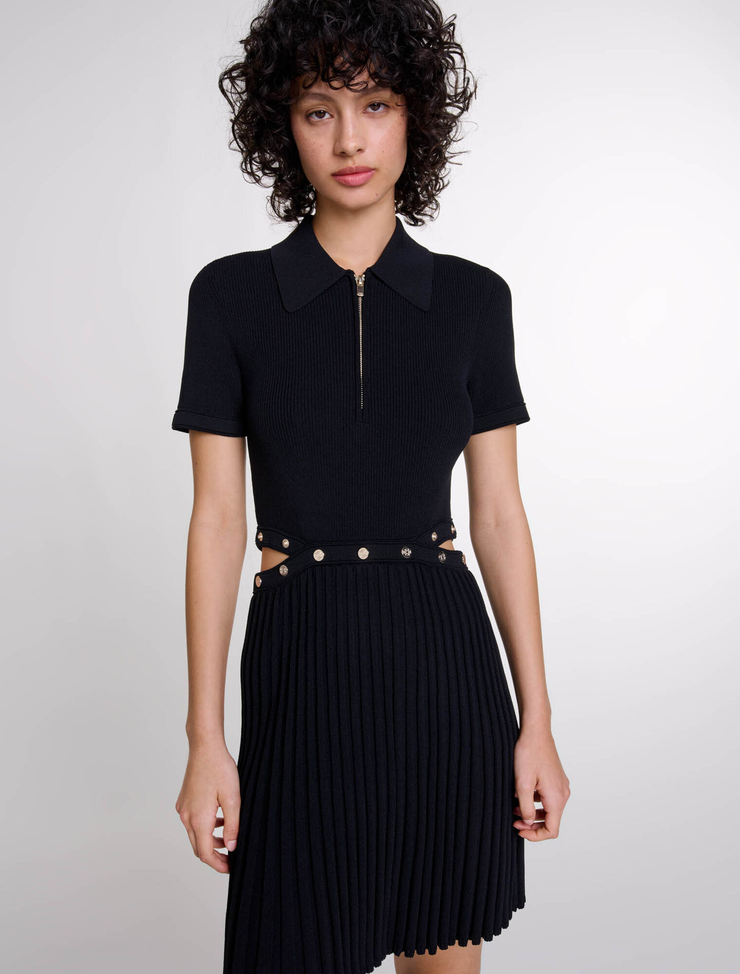 Kurzes Strickkleid