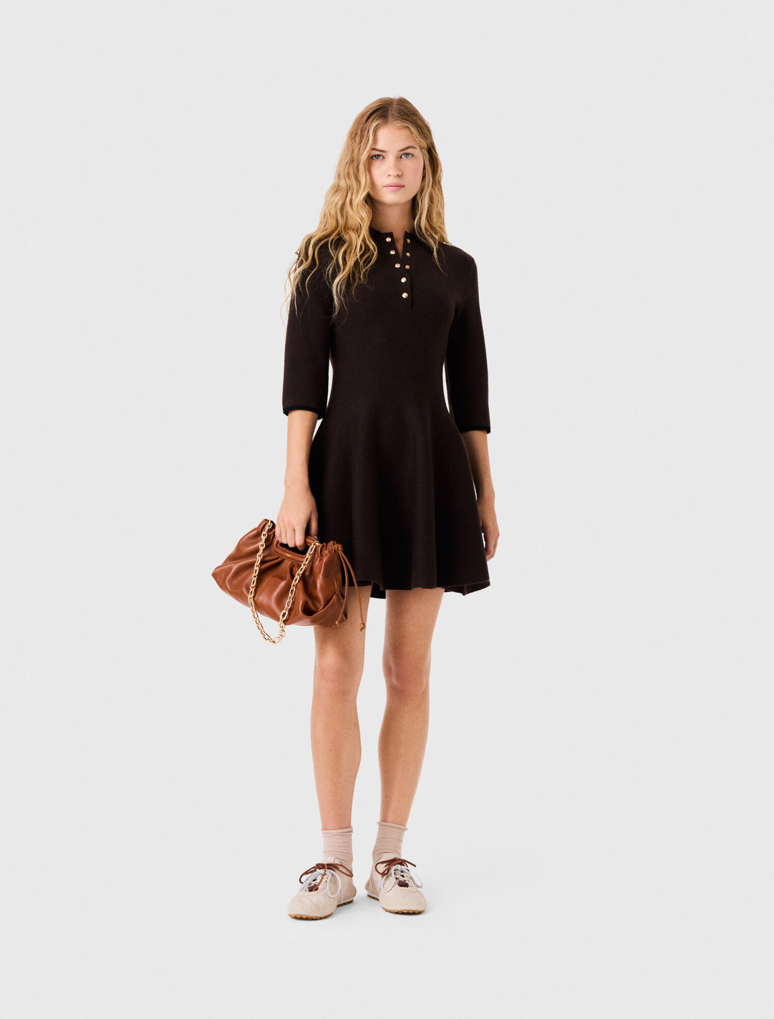 Polokleid aus Strick
