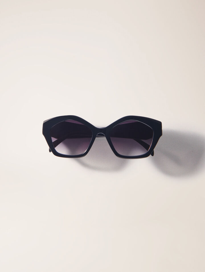 Cat-Eye-Sonnenbrille aus Acetat