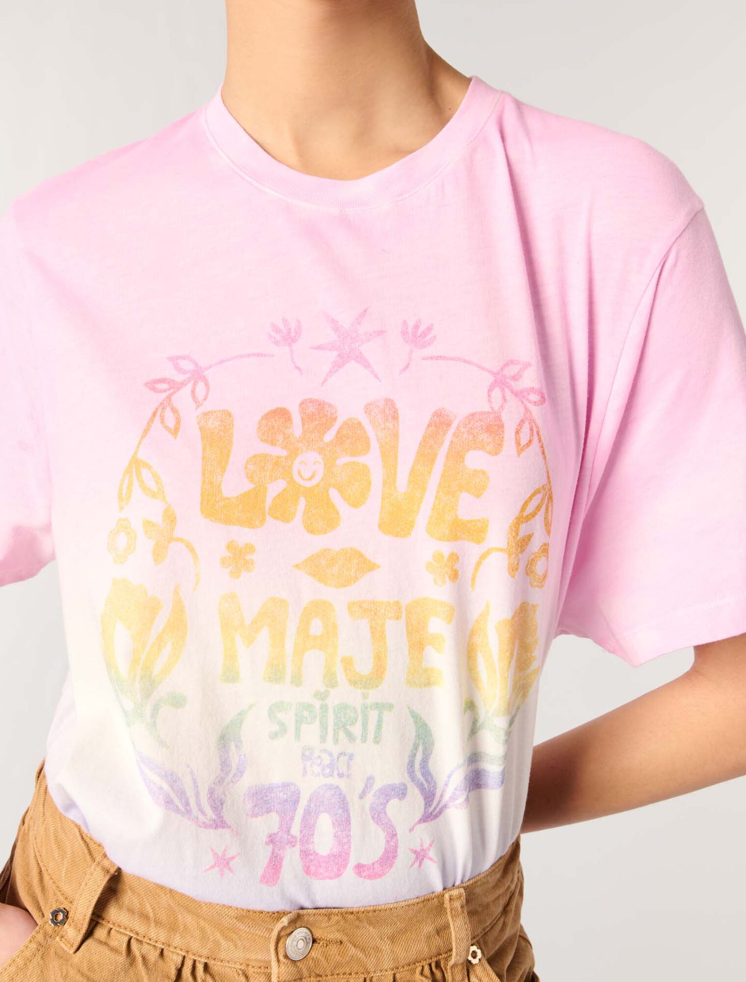 T-Shirt mit Druckmuster