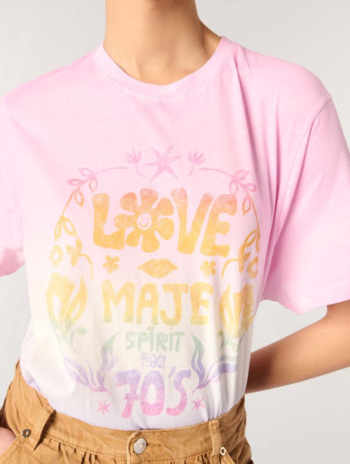 T-Shirt mit Druckmuster
