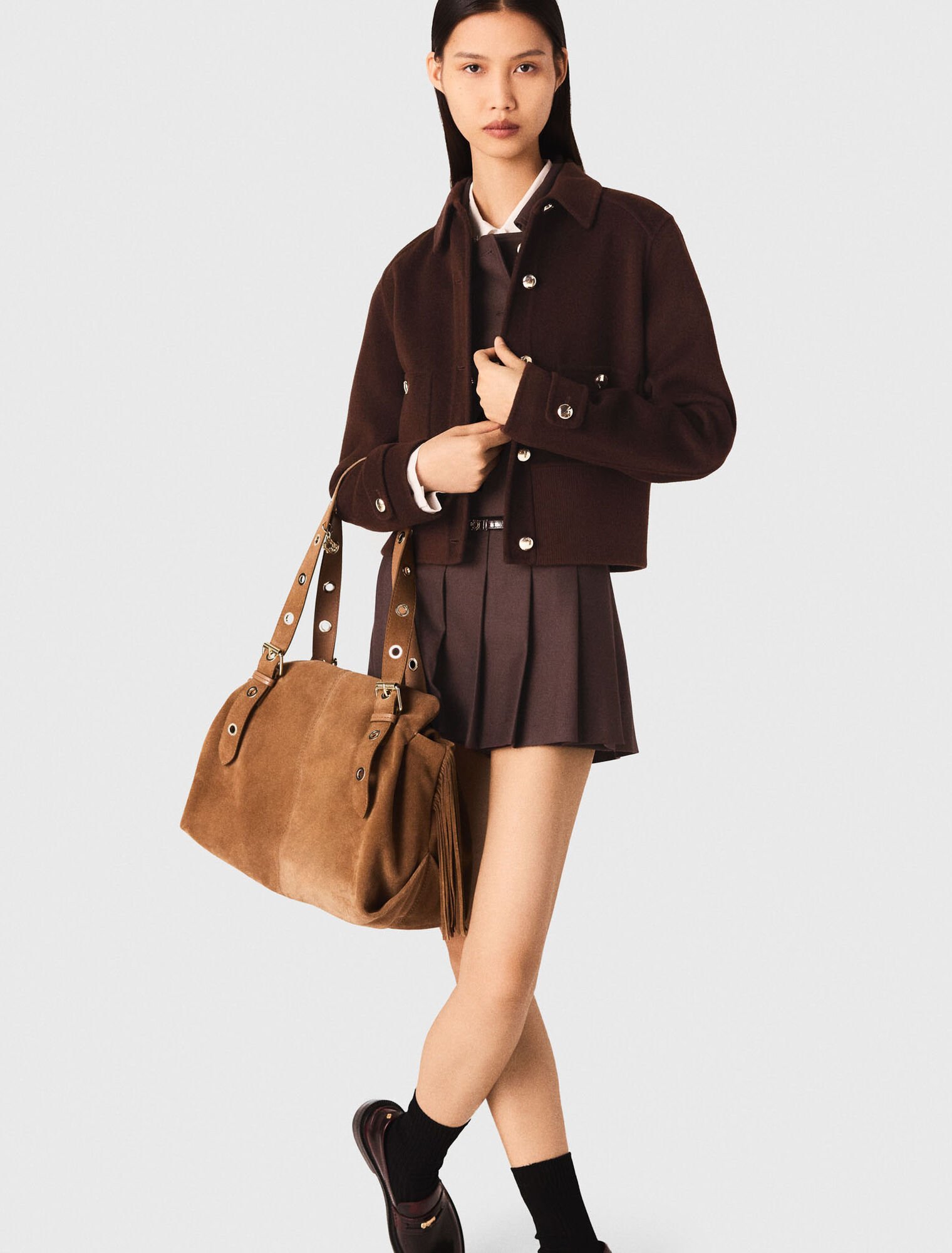 Tasche Miss M XL aus Wildleder