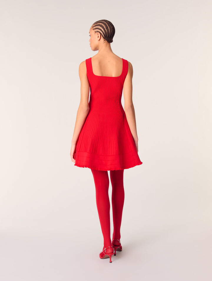 Kurzes Strickkleid