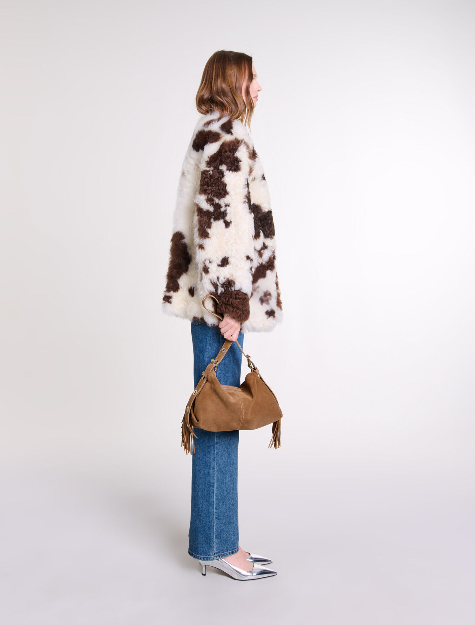 Wendbare Lammfelljacke