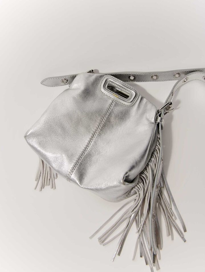Tasche Miss M Mini, Metallic-Leder