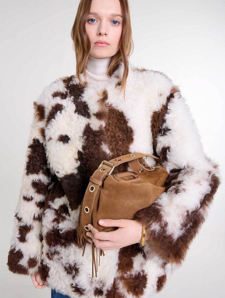 Wendbare Lammfelljacke