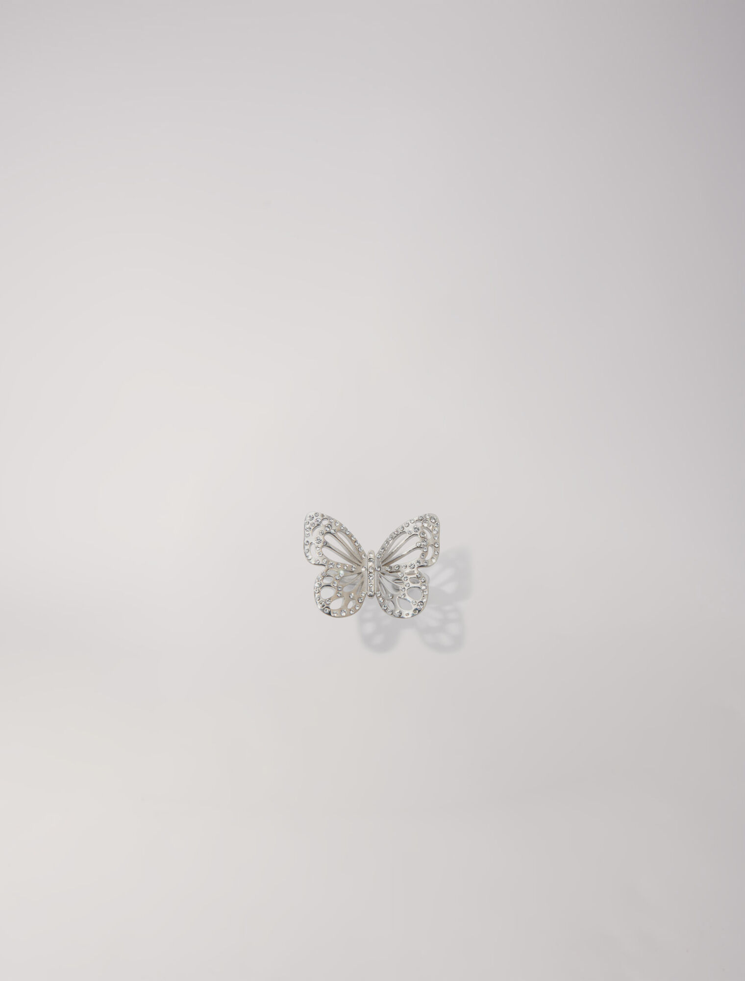 Schmetterlingsring mit Strass