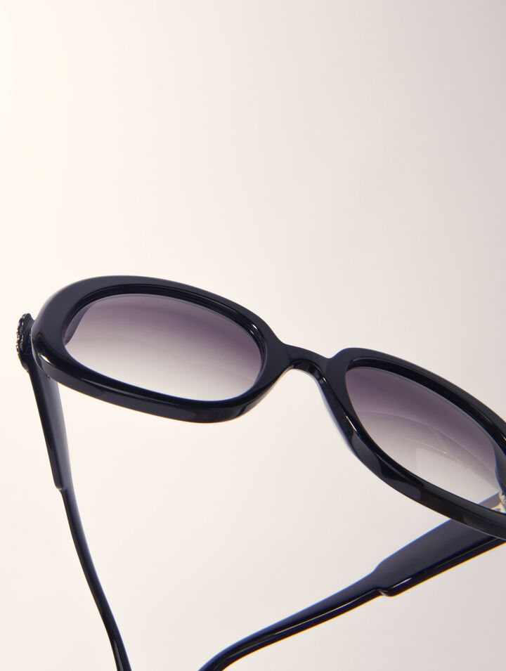 Runde Sonnenbrille aus Acetat