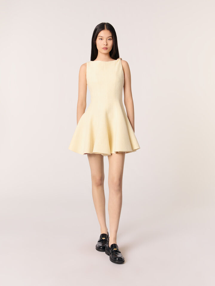 Kurzes Tweed-Kleid