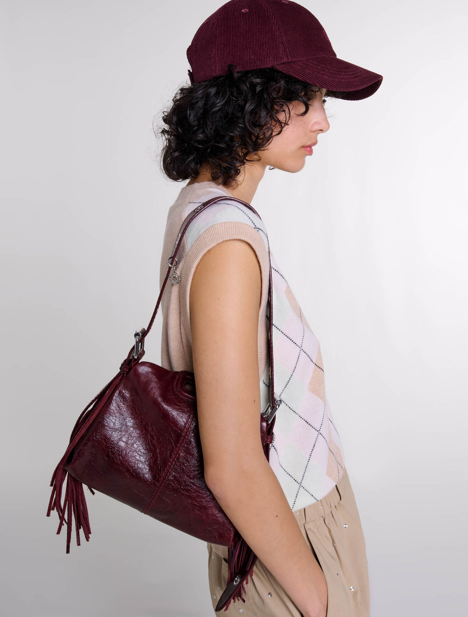 Tasche Miss M Mini, Craquelé-Leder