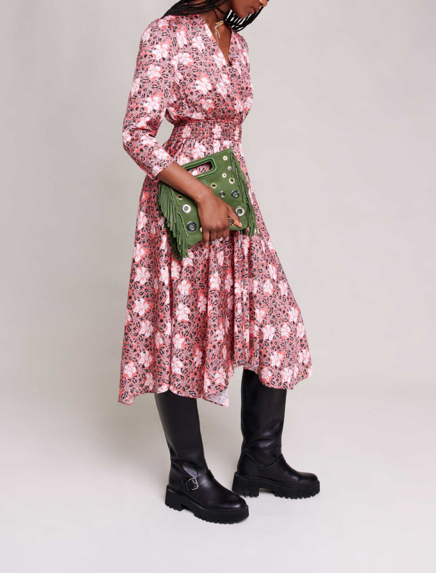 florales Maxikleid