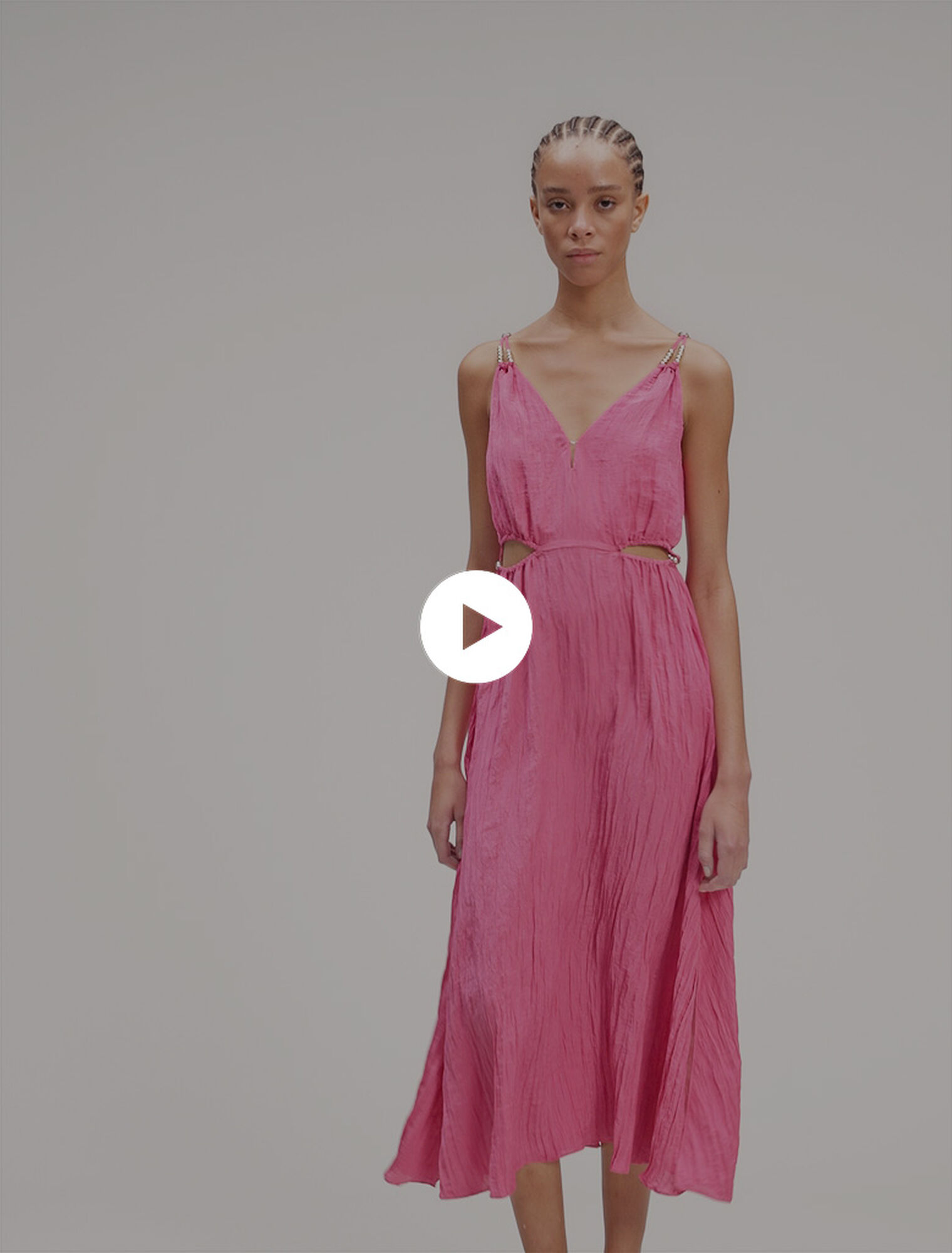 Midikleid mit Cut-outs