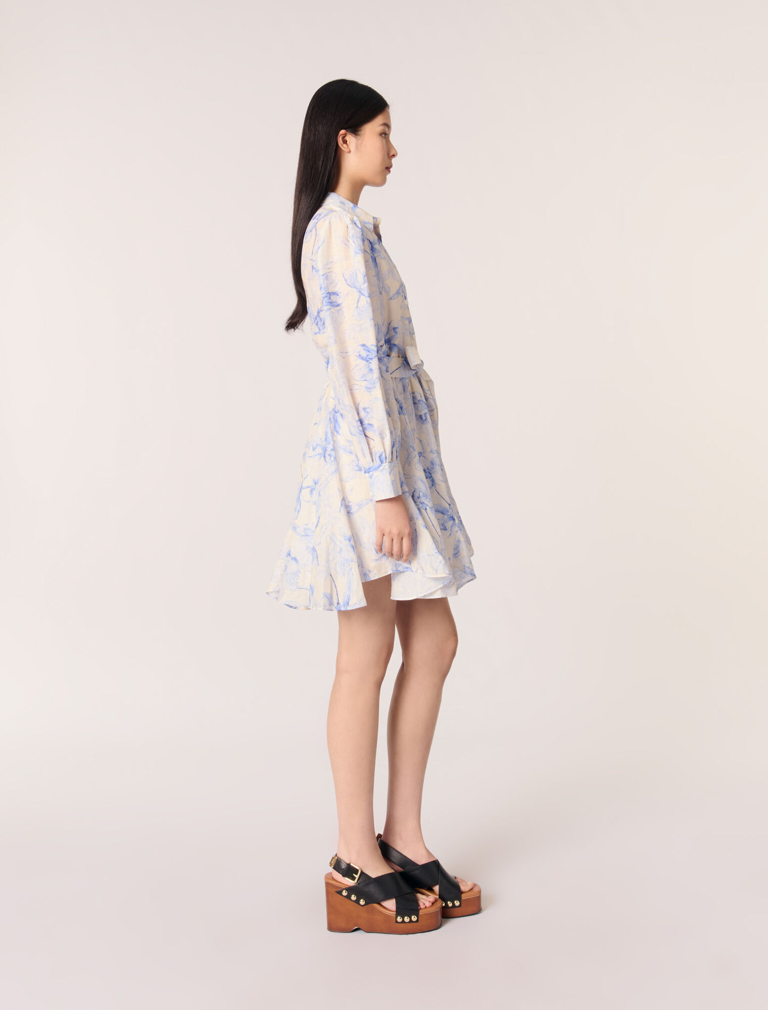 Hemdkleid mit Print