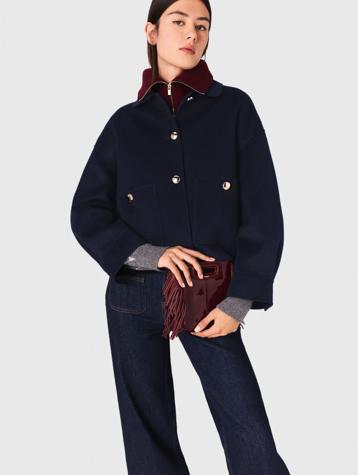 Kurze Wolljacke