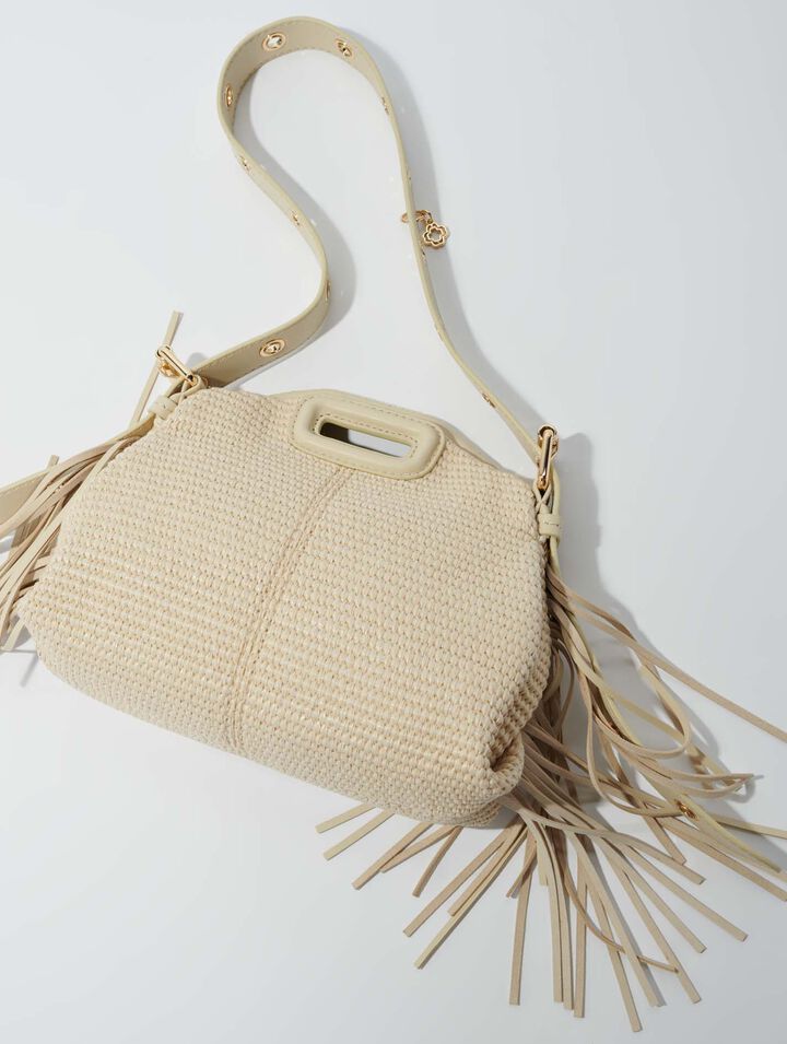 Mini M-Tasche mit Basteffekt
