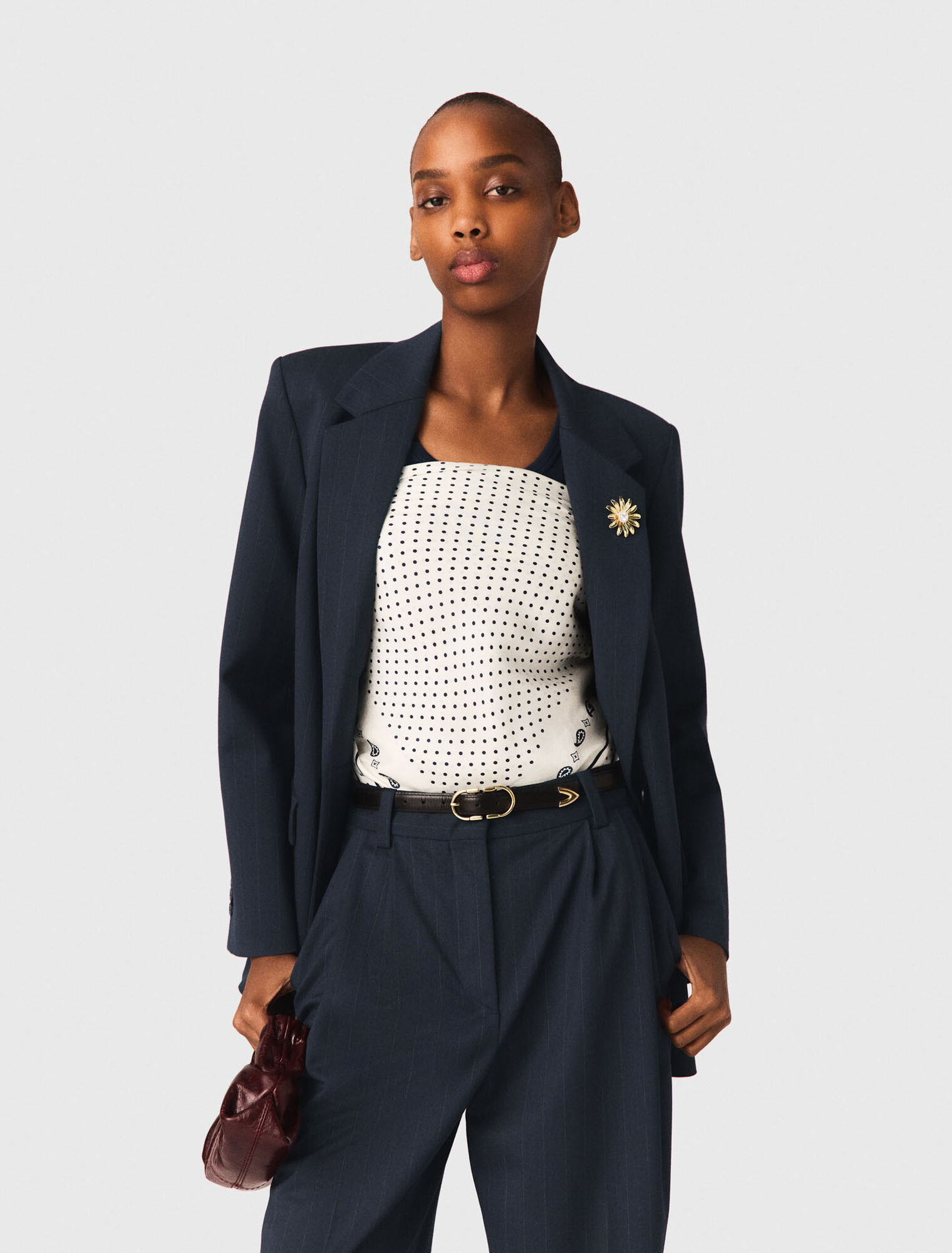 Gestreifte Kost&uuml;mjacke