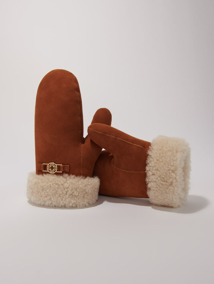 Fausthandschuhe aus Lammfell