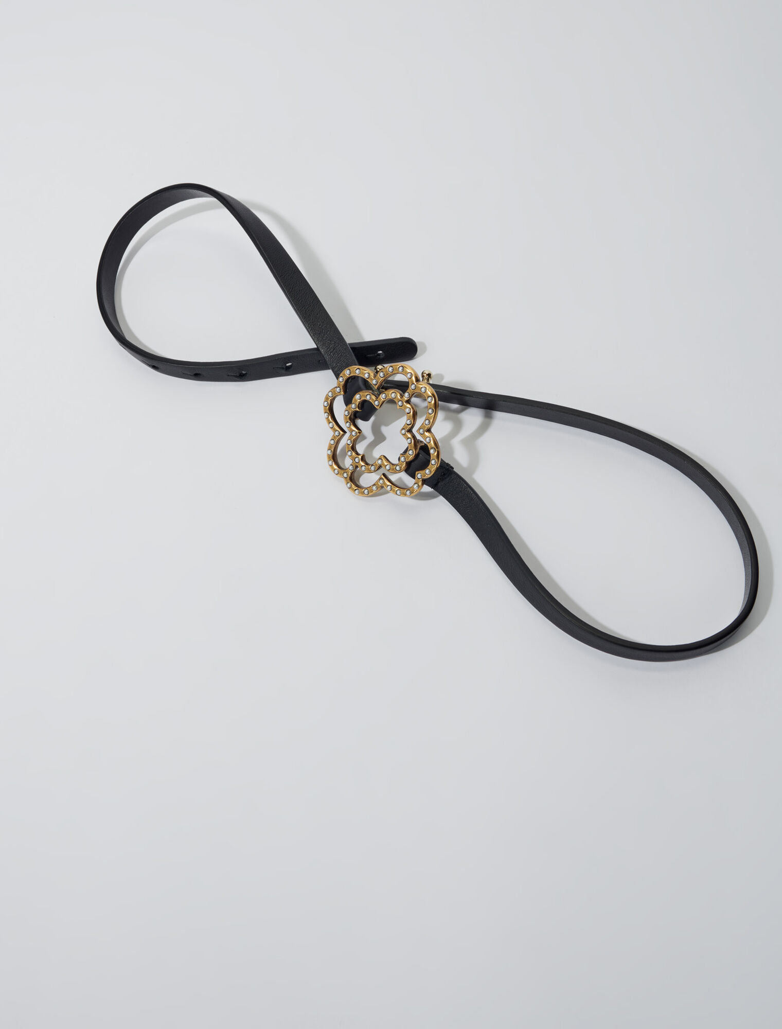 Clover-Gürtel mit Perlen