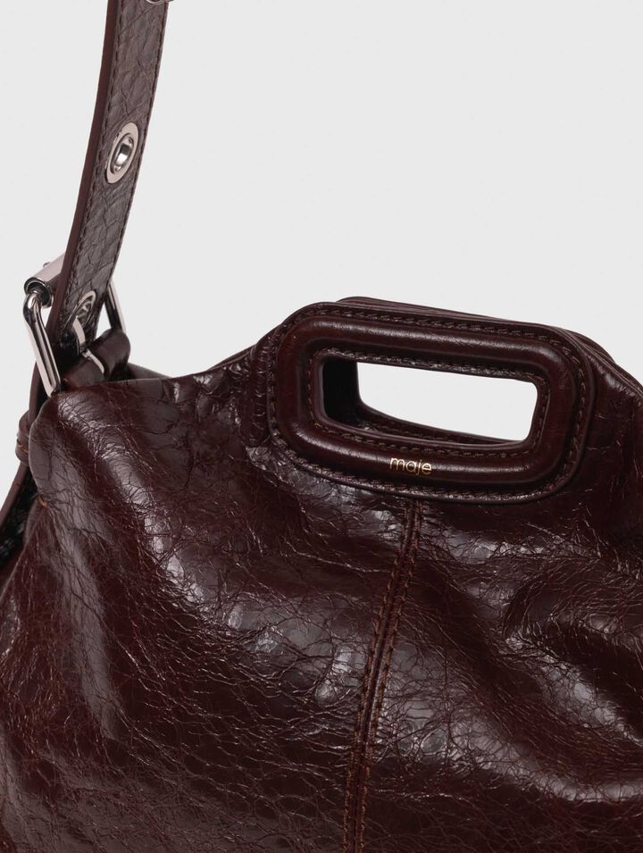 Tasche Miss M aus Craqulé-Leder