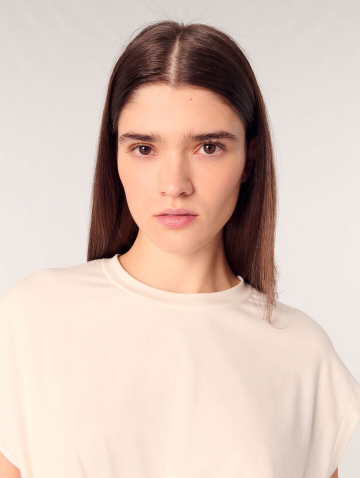 T-Shirt mit Abnährern