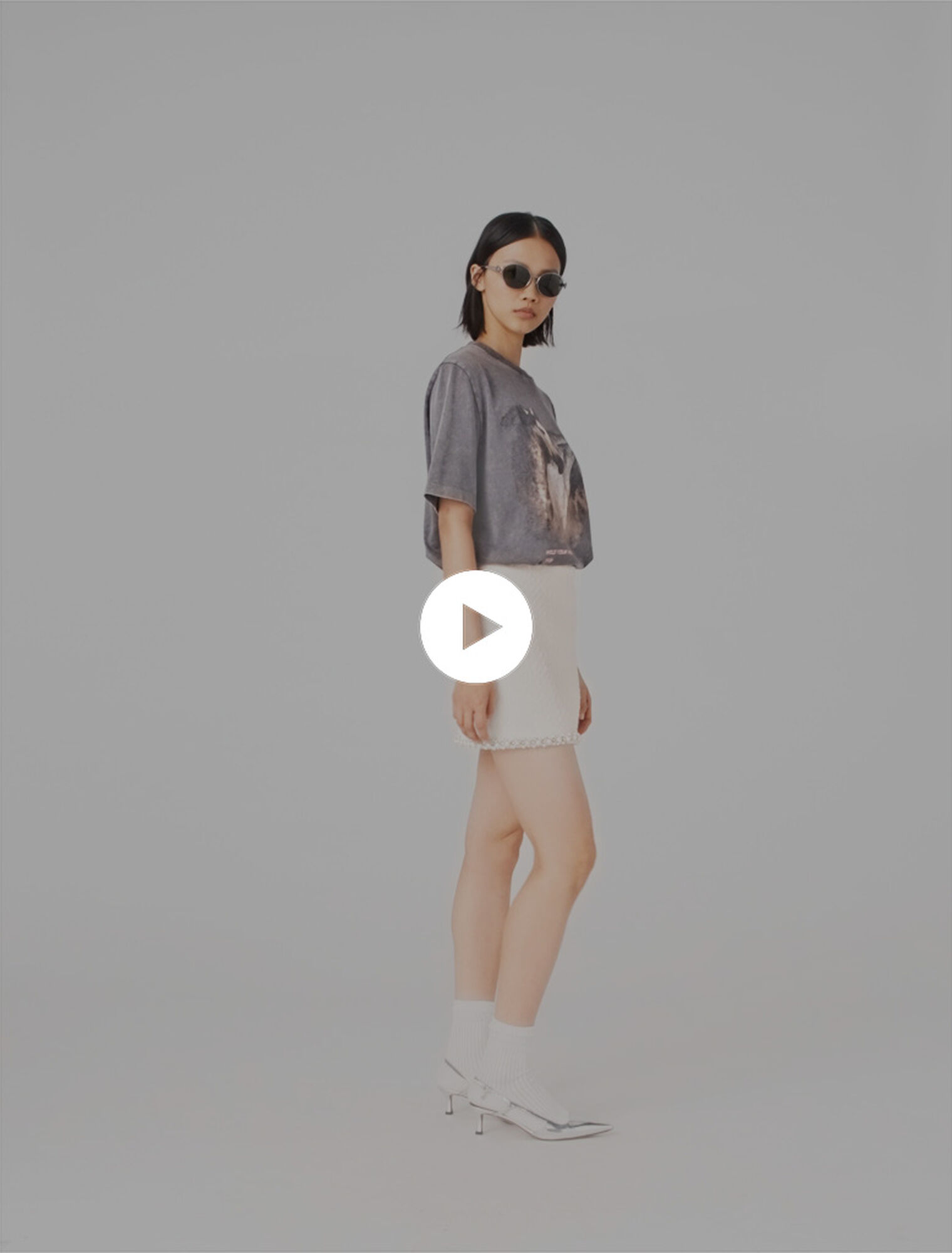 T-Shirt mit Pferde-Aufdruck