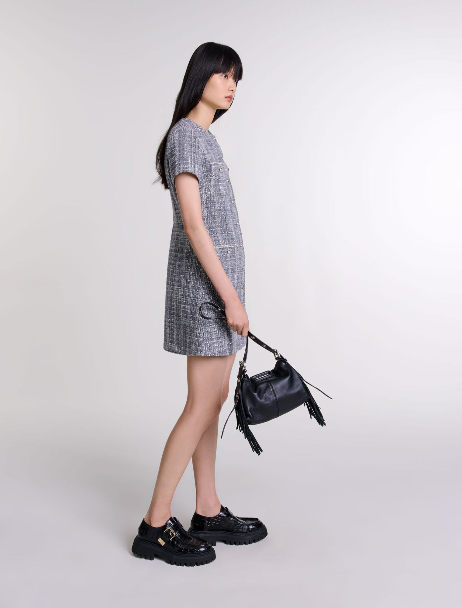 Tweed-Kleid