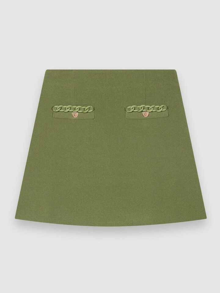 Kurze Röcke mit Taschen