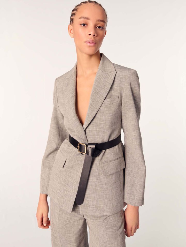 Kostümjacke mit Gürtel