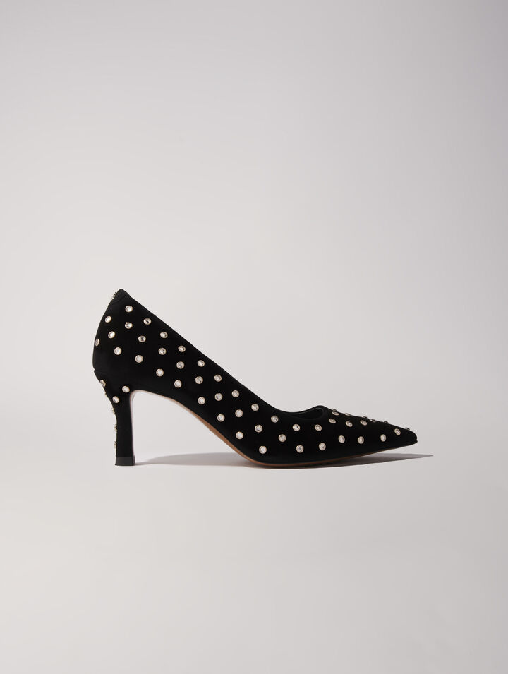 Spitze Strass-Pumps