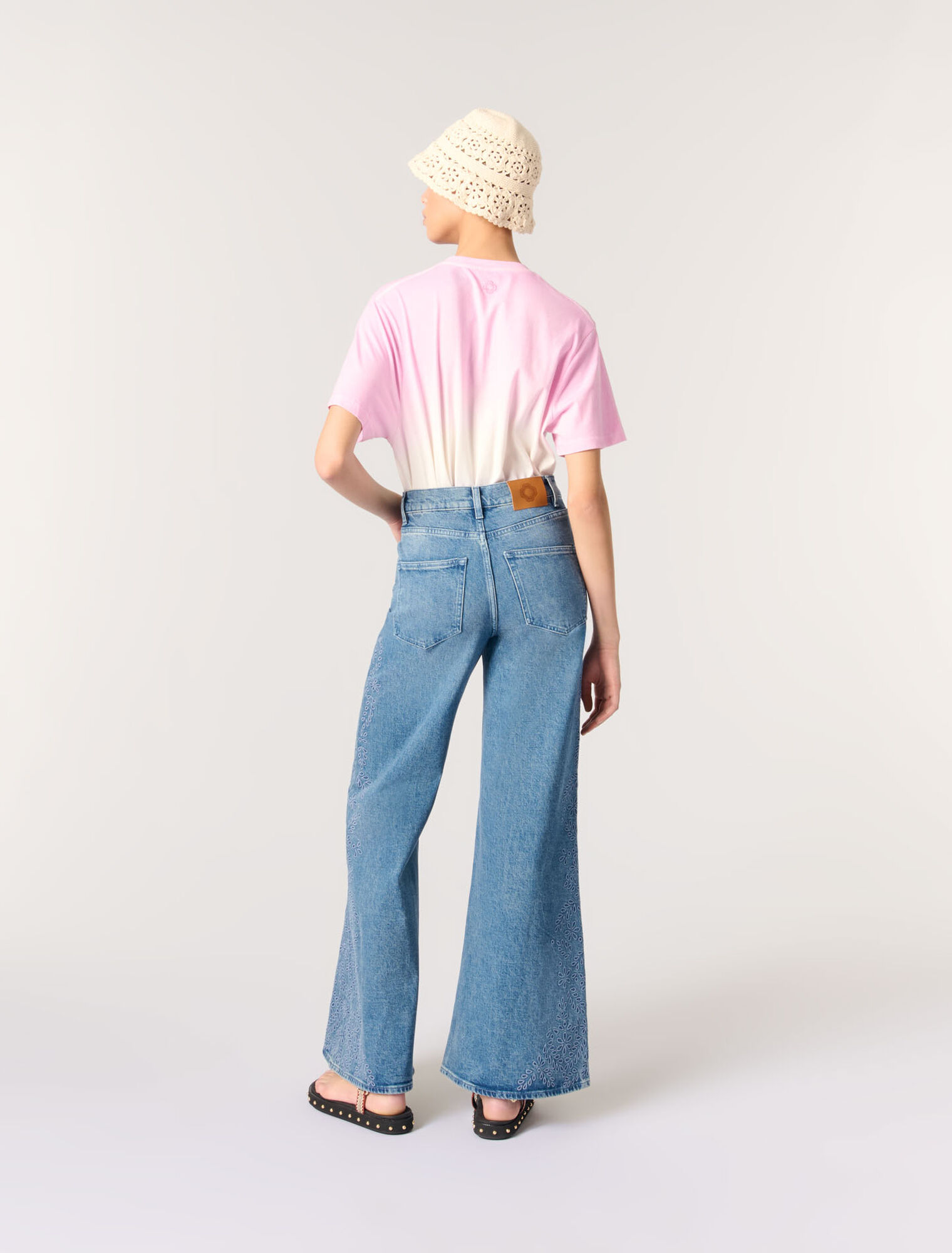Bestickte Jeans