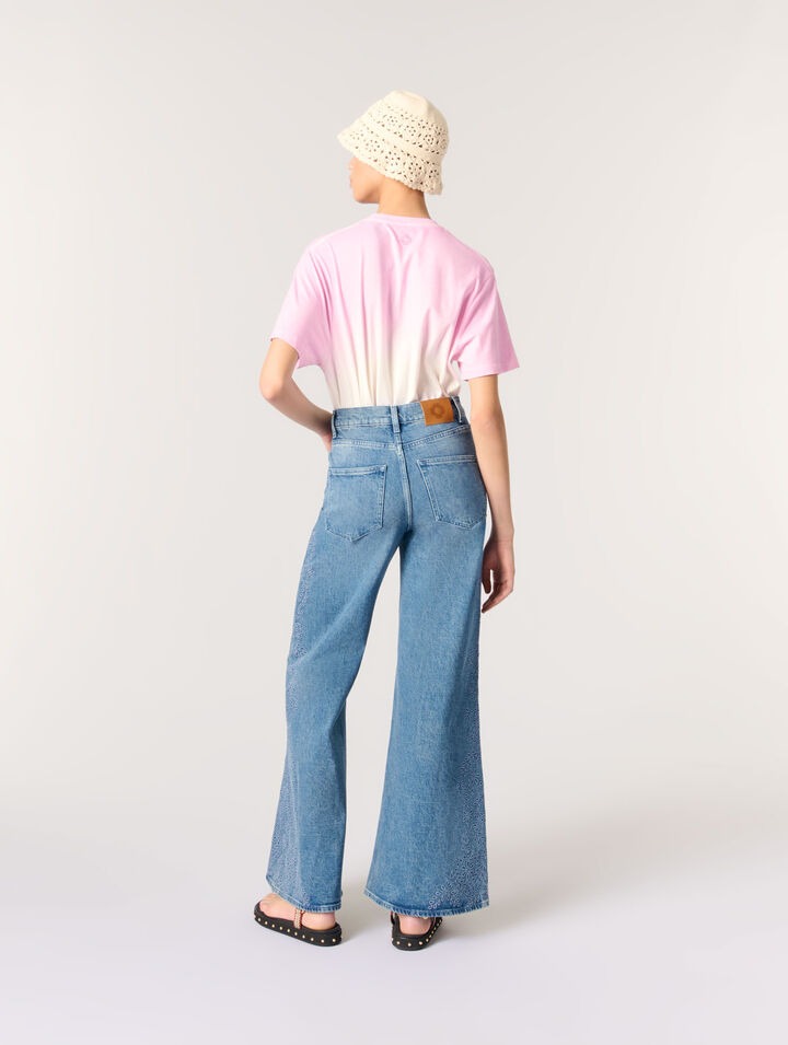 Bestickte Jeans
