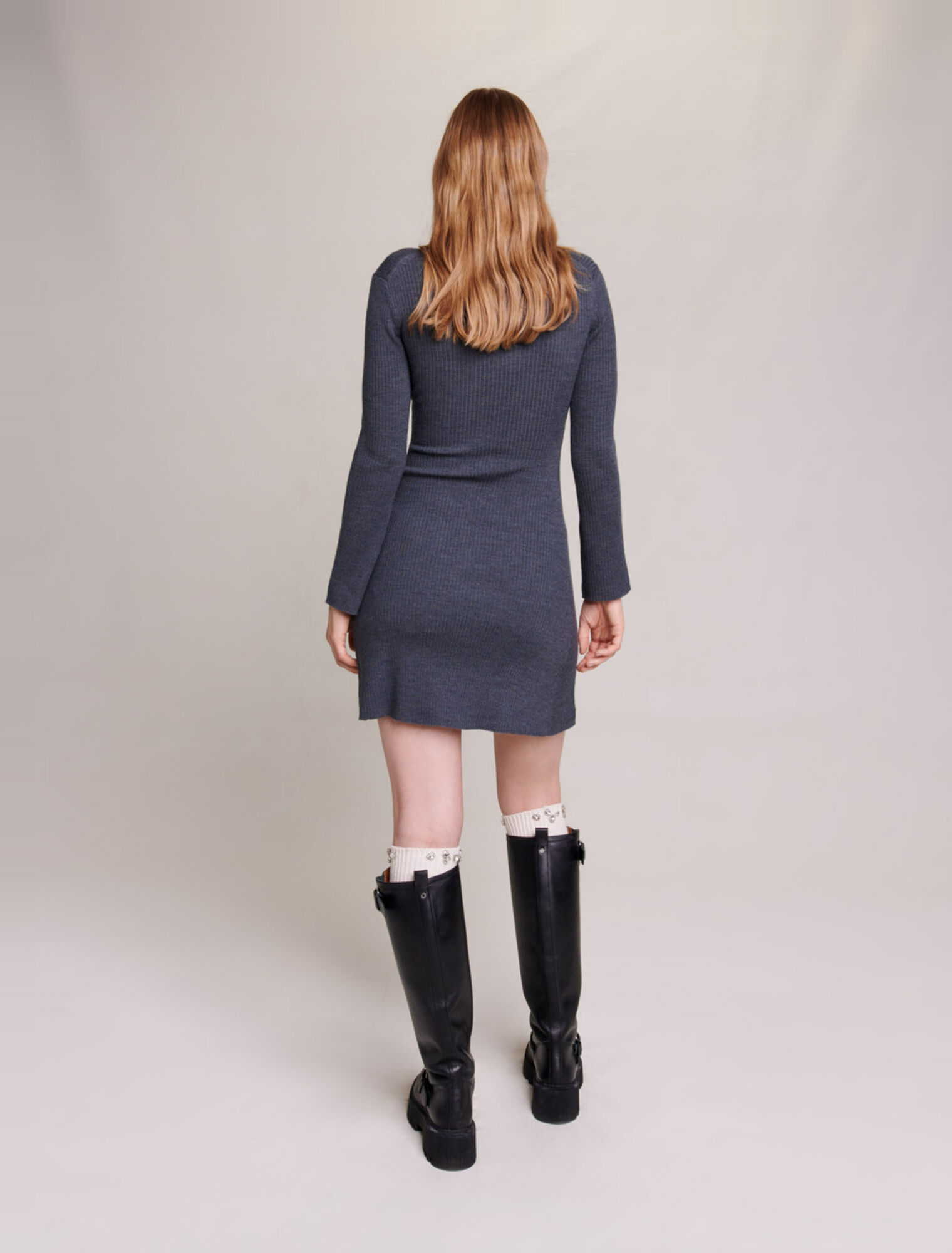 Kurzes Strickkleid